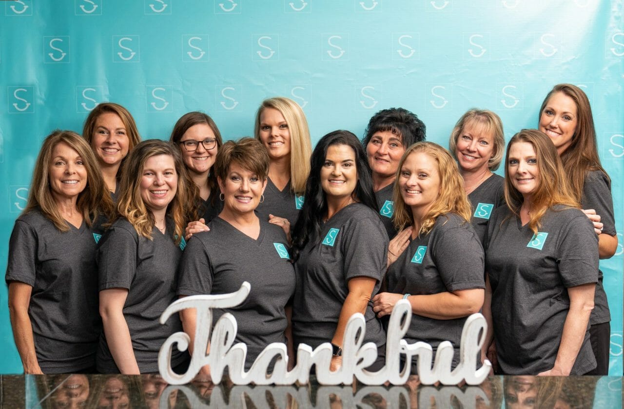 Salaita Orthodontics Thankful Team photo